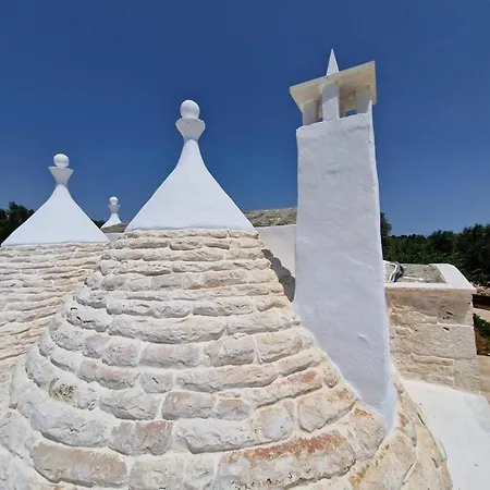 Trullo Lis Con Piscina Privata 圣米凯莱萨伦蒂诺